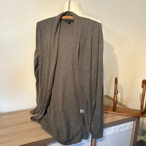 Banana Republic grey open cardigan